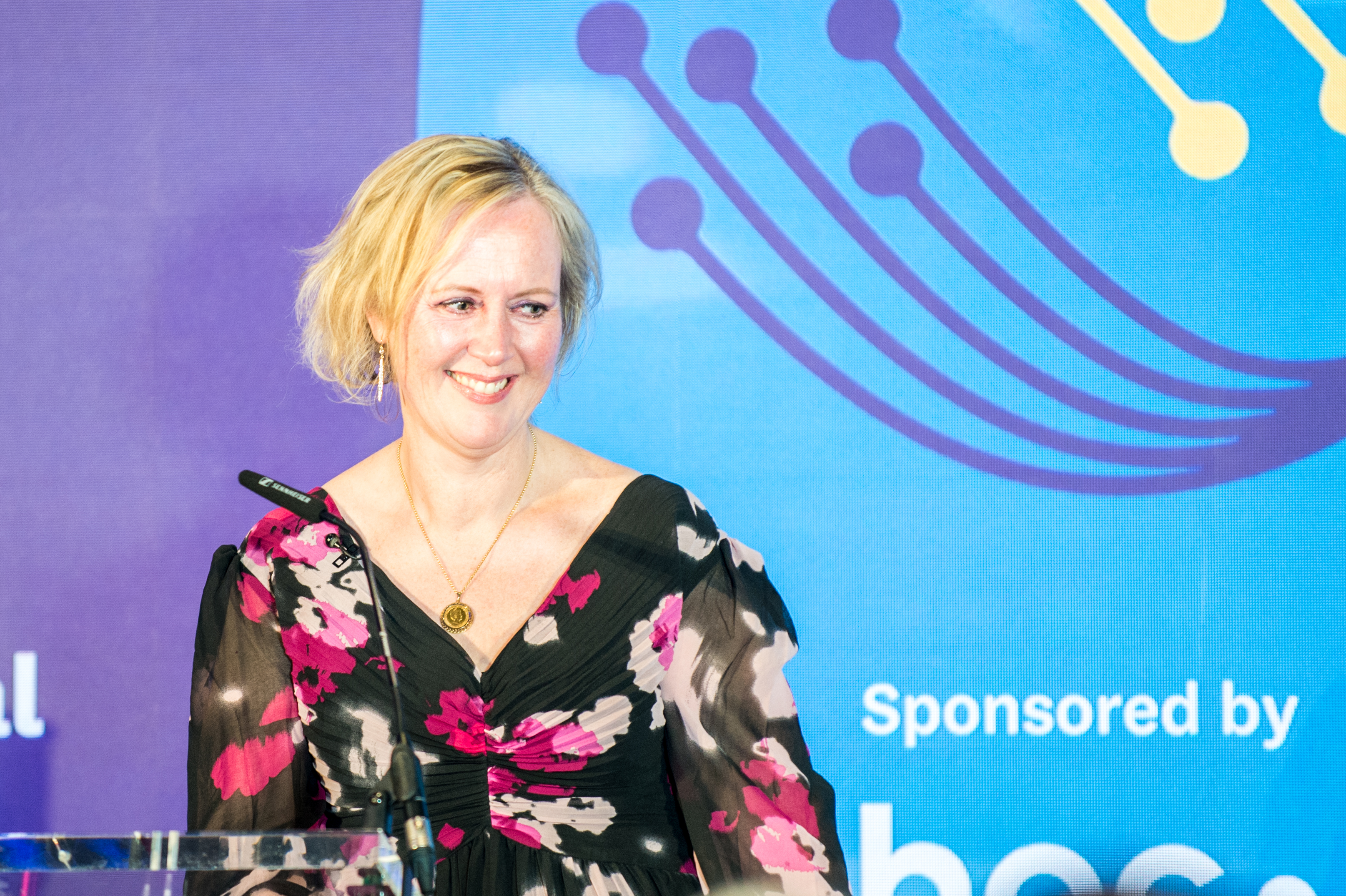 Sacha Dekker on stage at the L&DI Annual Conference